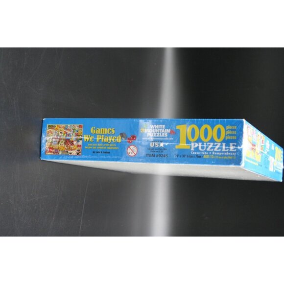 SEALED White Mountain GAMES WE PLAYED 1000 Piece Jigsaw Puzzle - Picture 5 of 11